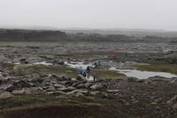 Spaziergang zum Wasserfall Dettifoss