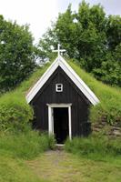 Kleine Kapelle auf dem Bauernhof Núpsstadur
