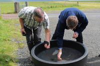 Souvenir: Staub von der Aschewolke nach Ausbruch des Vulkans Eyjafjallajökull 2010