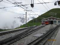 Der Bahnhof auf der Kleinen Scheidegg