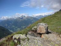 Am Jaufenpass - Blick über die Bergwelt