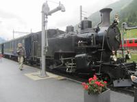Furka-Dampfbahn in Oberwald