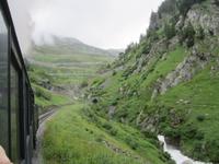Fahrt mit der Furka-Dampfbahn nach Gletsch