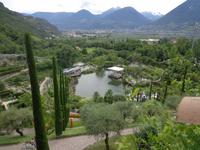 Seerosenteich im Garten von Schloss Trautmannsdorf