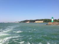 stürmische Fahrt auf die Ostsee zu den Wittower Klippen