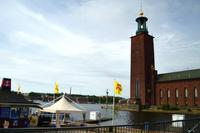 032 Stockholm, am Rathaus