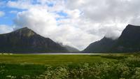 197 Lofoten, Blick nach Vareid