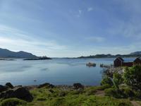 Fotostopp am Kreuzfahrtanleger in Leknes
