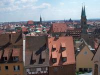 Blick über die Dächer Nürnbergs