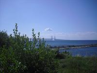 Öresundbrücke von Schweden gesehen