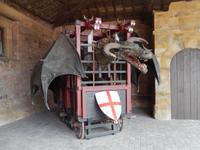 Drache im Alnwick Castle