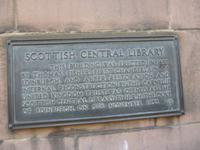 Royal Mile Edinburgh Schottische Zentralbibliothek