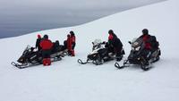 Schneemobilfahren auf dem Vatnajökull