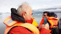 in der Gletscherlagune Jökulsarlon