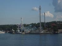 Stockholm: Blick zum Vergnügungszentrum Gröna Lund