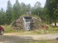 Lappengamme in der finnischen Waldtundra