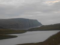 Blick von weitem auf's Nordkap