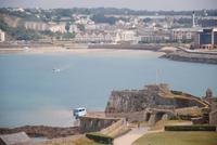 Elisabeth Castle - Blick auf Jersey
