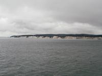 Blick auf Stubbenkammer mit Kreidekliff