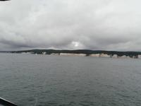 Blick auf Stubbenkammer mit Kreidekliff