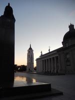Vilnius am Abend