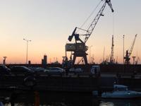 Sonnenuntergang in Klaipeda