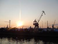 Fest + Sonnenuntergang in Klaipeda