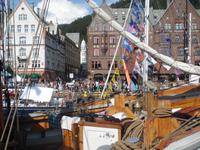 Beim Tall Ship Race in Bergen war sehr viel los