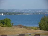 Blick vom Hotel auf den Oslofjord