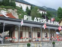 Die Talstation der Pilatusbahn