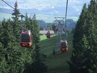 Fahrt hinunter nach Kriens