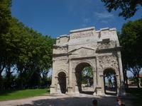 Stadtgründungsbogen Orange 