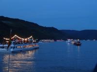Fahrt auf dem Rhein