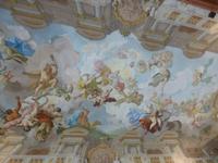 Marmorsaal Stift Melk_Deckenfresko von Paul Troger