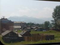 Russland, Blick aus dem Zugfenster der Transsib