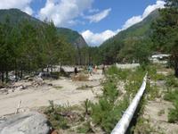 Russland, Tunkatal, Arshan, Spaziergang zu den Quellen