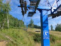 Russland, Listvjanka, Sessellift zum Tschersky Stein