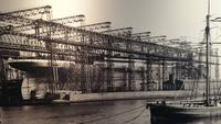 Direkt hinter dem Museum wurde sie gebaut, die Titanic