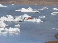 Bootsfahrt in der Gletscherlagune Jökulsarlon