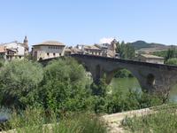 Blick zurück auf Puente la Reina