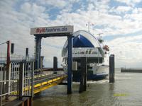 am Fähranleger an der dänischen Nordseeinsel Römö