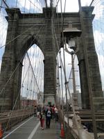 Spaziergang über die Brooklyn Bridge