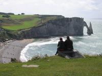 Etretat, Falaise d'Aval