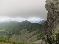 Blick vom Hauptkamm der Niederen Tatra