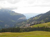Blick auf Wengen