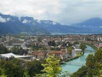 Blick auf Interlaken und den Thuner See