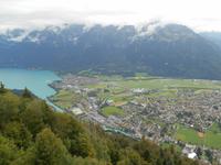 Blick auf Interlaken und den Brienzer See