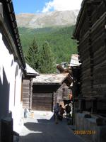 Auf Rundgang durch Zermatt - alter Dorfteil