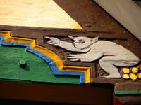 Celle - originelles Dekor am Fachwerkhaus