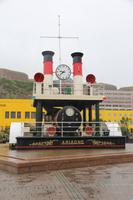 Die älteste, elektrische Dampfuhr der Welt in St. Helier Jersey